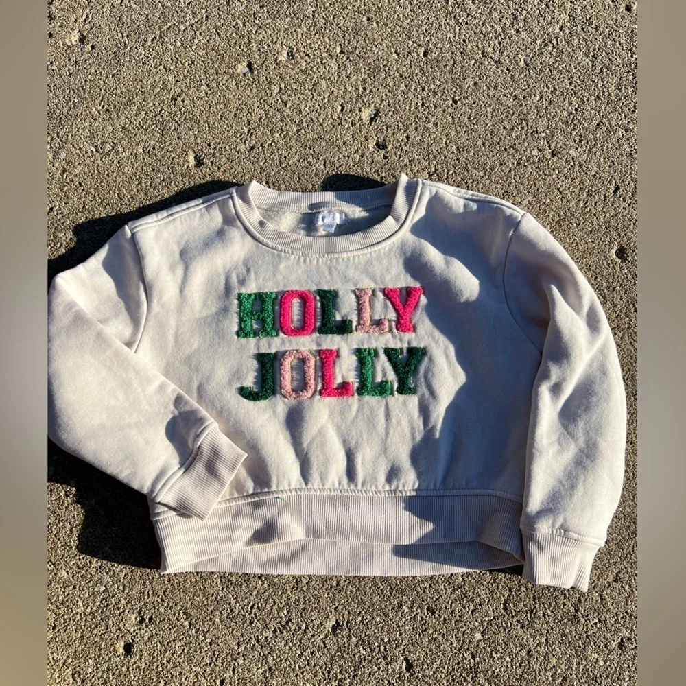 btween Cream HOLY JOLLY Sweatshirt